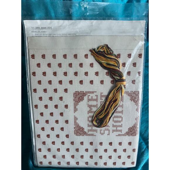 home sweet home cross stitch kit - Picture 4 of 4